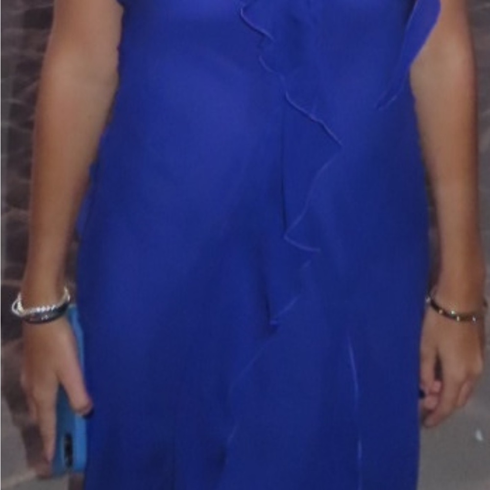 Elegant Royal Blue Dress